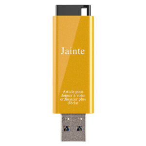 BUFFALO USB3．1(Gen1)対応 USBメモリデザインモデル(128GB) イエロー RUF3-KSW128G-YE-イメージ2