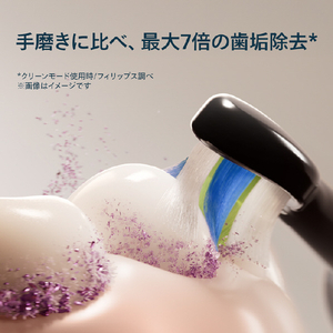 ソニッケア W2 ホワイトプラス ブラシヘッド 3本組 ブラック HX6063/91-イメージ4