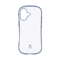 Hamee iPhone17用 MAGSYNQケース IFACE FIRST CLASS PASTEL パステルブルー／ホワイト 41-182844