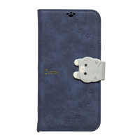 ＮＡＴＵＲＡＬ　ｄｅｓｉｇｎ iphone17e/16e用 手帳型ｹｰｽ new cocotte ネイビー IP24SP-COT06