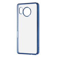 レイアウト AQUOS sense7用TPUソフトケース META Frame ブルー RT-AQM1HT2/AM
