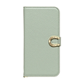 ＮＡＴＵＲＡＬ　ｄｅｓｉｇｎ iphone17e/16e用 手帳型ｹｰｽ orfe ミントグリーン IP24SP-ORF02