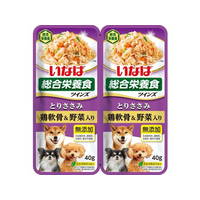 いなば ツインズ とりささみ鶏軟骨&野菜入り 80g FCF612N