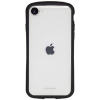 ＮＡＴＵＲＡＬ　ｄｅｓｉｇｎ iphone17e/16e用 背面型ｹｰｽ chrome-clear ブラック IP24SP-CHC02