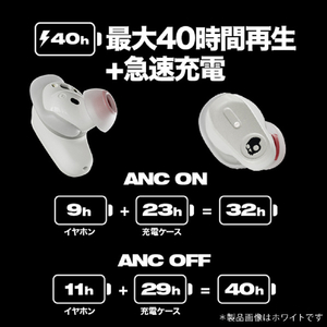 Skullcandy Method 360 ANC BONE WHITE ホワイト S2MTW-T001-イメージ17