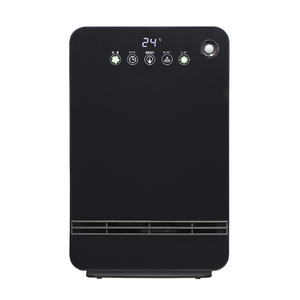 YAMAZEN 静音大風量セラミックファンヒーター e angle select ブラック ESF-VN12E6-B-イメージ1