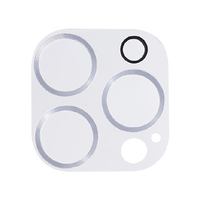 Hamee iPhone 16 Pro/16 Pro Max用カメラレンズプロテクター iFace メタルシルバー 41-982938