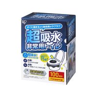 アイリスオーヤマ 非常用トイレセット 15g 100回分 FCE219R-BTS15-100