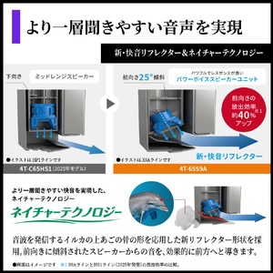 シャープ 55V型4Kチューナー内蔵4K対応有機ELテレビ AQUOS OLED 4T-55S9A-イメージ7