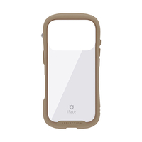 Hamee iPhone 17Pro用強化ガラスクリアケース iFace Reflection ベージュ 41-182967