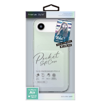 PGA iPhone Air用クリアポケットケース オーロラ PG-25CCTP02AR