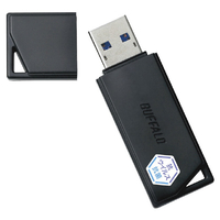 BUFFALO USB3．2(Gen1) 抗ウイルス・抗菌USBメモリ(32GB) ブラック RUF3-KVB32G-BK