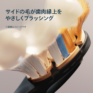 ソニッケア A3 プレミアムオールインワン ブラシヘッド 3本組 ブラック HX9093/91-イメージ5