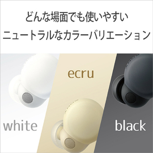 SONY ワイヤレスノイズキャンセリングステレオヘッドセット ブラック WF-LS900N B-イメージ12