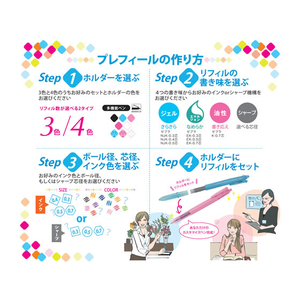 ゼブラ サラサセレクト用 NJK-0.5芯 0.5mm 青 10本 FCS6608-RNJK5-BL-イメージ2
