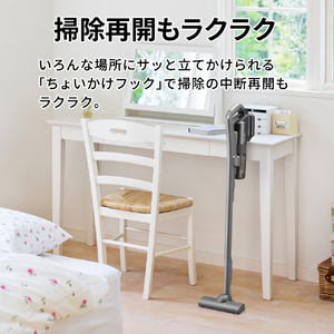 SHARP コードレススティッククリーナー アッシュピンク EC-PT3-P-イメージ9
