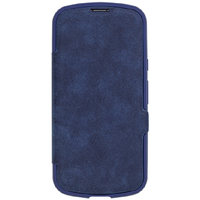 ＮＡＴＵＲＡＬ　ｄｅｓｉｇｎ iphone17e/16e用 背面手帳型ｹｰｽ chrome-natural ブルー IP24SP-CHN08