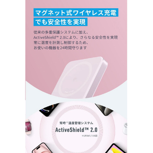Anker MagGo Power Bank 10000mAh Slim モバイルバッテリー ピンク A1664N51-イメージ7