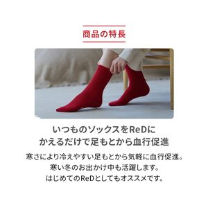 MTG ReD バイタルテック リカバリーソックス[クルー丈]25-27 ブラック VW-BR-K90B-L-イメージ5
