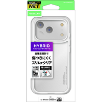 エレコム iPhone17 Pro用ハイブリッドケース メタルステッカー付 クリア PM-A25CHVCKCR