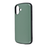 レイアウト iPhone 16 Plus用Like standard ProCa 耐衝撃 バンパー 超厚ハイブリッドケース オリーブ RT-P48AC3/OV