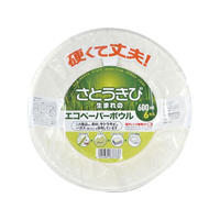 大和物産 エコペーパーボウル 600mL 6枚入 FCK681D