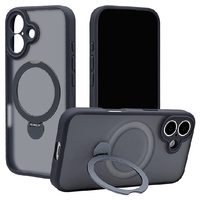 ラスタバナナ iPhone 17用ZEROSAFE 極 回転スタンド 磁力充電対応 フロストネイビー 8899IP5AZSFNV
