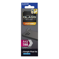 エレコム Google Pixel 9a用カメラレンズガラスフィルム ブラック PM-P251FLLG