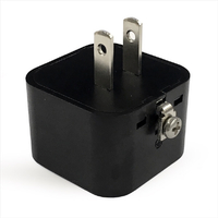 カシムラ 国内用変換プラグB/C/BF/O/O2/B3/SE→A 2個セット ブラック WP-128JS