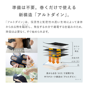 SIXPAD SIXPAD Abs 2 LL【コントローラー別売り】 黒 SE-CK-03D-LL-イメージ2