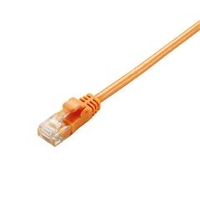エレコム Gigabit やわらかLANケーブル(Cat6準拠)(1．0m) オレンジ LD-GPY/DR1