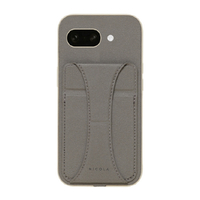 NATURAL design Google Pixel 9a用背面型ケース NICOLA チャコール GP9A-NIC02