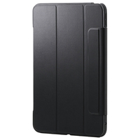 エレコム 11インチiPad Pro(M4)用 フラップケース 薄型軽量 カラーエッジ 背面クリア ブラック TB-A25PMWVFCBK