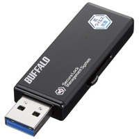 バッファロー USBメモリー 64GB ブラック RUF3-HSVB64G