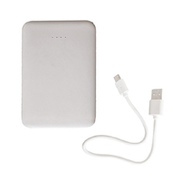 インプリンク Type-C1ポート/USB2ポート 超薄型モバイルバッテリー 5000mAh 30cm グレー IML1C2U5002GY