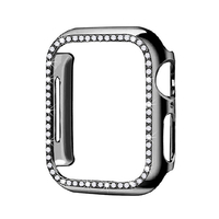 GAACAL Apple Watch Series 1-3 [42mm]用スワロフスキーフレーム ブラック W00058BK3