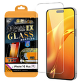レイ・アウト iPhone 16 Plus用Like standard ガラスフィルム 光沢 失敗しない 超かんたん貼り付けEX キット付き 硬度10H RT-P48FK2/SCG