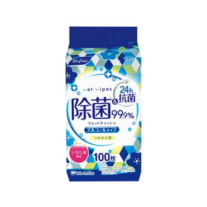 Ｌｉｆｅ－ｄｏ．Ｐｌｕｓ リファイン 除菌詰替用ウェットティッシュ 100枚 F032158-LD-103-イメージ1