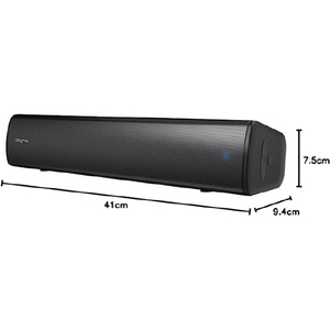 creative アンダーモニターUSBサウンドバー Creative Stage Air V2 ブラック SP-STGEAV2-BK-イメージ7