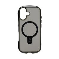 Hamee iPhone17用 MAGSYNQケース IFACE LOOK IN CLEAR HYBRID ブラック／フロスト 41-183544