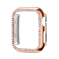 GAACAL Apple Watch Series 4-6/SE1-2 [44mm]用スワロフスキーフレーム ローズゴールド W00058R4