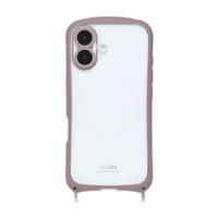 NATURAL　design iPhone17用 背面型ケース I．COLOR カカオ IP25-61-ICSH05