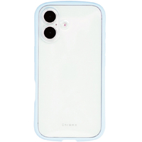 NATURAL　design iPhone17用 背面型ケース CHROME-CLEAR ミント IP25-61-CHC03