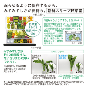 日立 【フレンチドア】735L 6ドア冷蔵庫 クリスタルミラー RWXC74XX-イメージ9