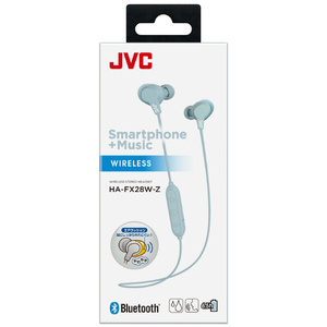 JVCケンウッド Bluetoothヘッドホン ミント HA-FX28W-Z-イメージ6