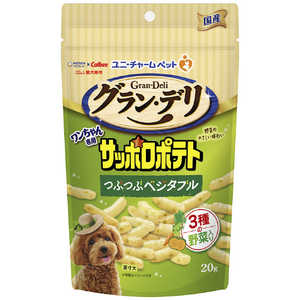 ユニ・チャーム グラン・デリワンちゃん専用サッポロポテトつぶつぶベジタブル(20g) GDｻﾂﾎﾟﾛﾎﾟﾃﾄﾍﾞｼﾞﾀﾌﾞﾙ20G-イメージ1