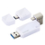 エレコム Lightningコネクタ搭載USB3．2 Gen1メモリ(128GB) ホワイト MF-LGU3B128GWH-イメージ2