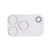 Hamee iPhone 17Pro用強化ガラスカメラレンズプロテクター iFace メタルゴールド 41-183711