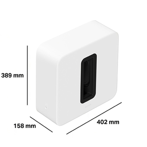 SONOS Sonos Sub 4 ワイヤレスサブウーファー ホワイト SUBG4JP1-イメージ2