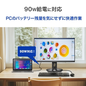 I・Oデータ 90W給電USB Type-C & LANポート搭載 4K対応 31．5型液晶ディスプレイ LCD-CU321D-F-イメージ5